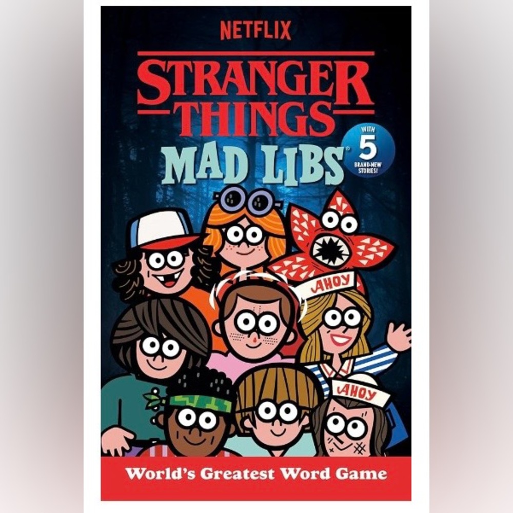NETFLIX STRANGER THINGS MAD LIBS: UPDATED EDITION! NWOT/BRAND NEW!